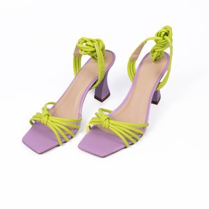Sandália Feminina Salto Taça Com Tiras 182161 Napa... - DROPSHIPPING GRIFFE SHOES - SOMENTE CLIENTES AUTORIZADOS