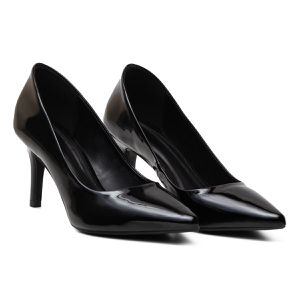 Sapato Feminino Scarpin Salto Fino Napa Verniz Pre... - DROPSHIPPING GRIFFE SHOES - SOMENTE CLIENTES AUTORIZADOS