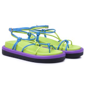 Papete Feminina De Amarrar Em Napa Verde 183200 - ... - DROPSHIPPING GRIFFE SHOES - SOMENTE CLIENTES AUTORIZADOS