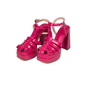 Sandália Feminina Meia Pata Aranha 193002 Napa Ver... - DROPSHIPPING GRIFFE SHOES - SOMENTE CLIENTES AUTORIZADOS