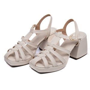 Sandália Feminina Aranha Salto Bloco 195000 Napa O... - DROPSHIPPING GRIFFE SHOES - SOMENTE CLIENTES AUTORIZADOS