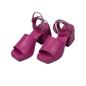 Sandália Feminina Meia Pata Com Strass 195006 Napa... - DROPSHIPPING GRIFFE SHOES - SOMENTE CLIENTES AUTORIZADOS