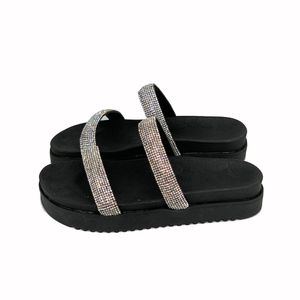 Papete Feminina Flatform Com Tiras De Strass 19905... - DROPSHIPPING GRIFFE SHOES - SOMENTE CLIENTES AUTORIZADOS