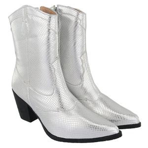 Bota Feminina Texana Cano Médio Bico Fino 23005 Sa... - DROPSHIPPING GRIFFE SHOES - SOMENTE CLIENTES AUTORIZADOS