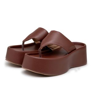 Sandália Tamanco Santorine Cacau 5100 - 5100SANTOR... - DROPSHIPPING GRIFFE SHOES - SOMENTE CLIENTES AUTORIZADOS