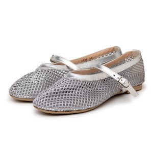 Sapatilha Boneca Em Tela Com Tira De Fivela 5400 P... - DROPSHIPPING GRIFFE SHOES - SOMENTE CLIENTES AUTORIZADOS