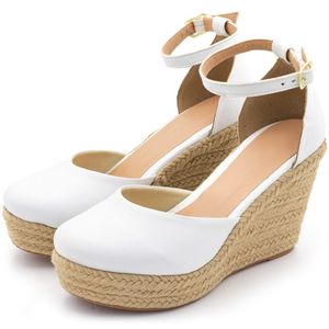 Sandália Feminina Anabela Salto Alto 7009 Napa Bra... - DROPSHIPPING GRIFFE SHOES - SOMENTE CLIENTES AUTORIZADOS