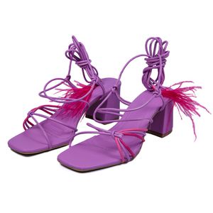 Tamanco Feminino Com Tiras e Nós 80017 Napa Hortên... - DROPSHIPPING GRIFFE SHOES - SOMENTE CLIENTES AUTORIZADOS