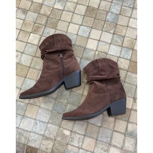 Bota Western Cano Curto 23150 Camurça Terra - 2315... - DROPSHIPPING GRIFFE SHOES - SOMENTE CLIENTES AUTORIZADOS