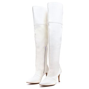 Bota Over Feminina Acima Do Joelho Cano Alto Salto... - DROPSHIPPING GRIFFE SHOES - SOMENTE CLIENTES AUTORIZADOS