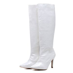 Bota Feminina Salto Fino Cano Alto 1715 Craquelê B... - DROPSHIPPING GRIFFE SHOES - SOMENTE CLIENTES AUTORIZADOS