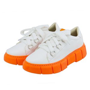 Tênis Feminino Casual De Amarrar 101 Napa Branco C... - DROPSHIPPING GRIFFE SHOES - SOMENTE CLIENTES AUTORIZADOS