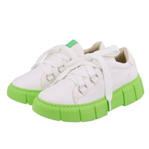 Tênis Feminino Casual De Amarrar 101 Napa Branco C... - DROPSHIPPING GRIFFE SHOES - SOMENTE CLIENTES AUTORIZADOS