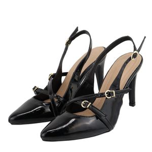 Scarpin Feminino Salto Alto Preto 6020 - 6020-PRET - DROPSHIPPING GRIFFE SHOES - SOMENTE CLIENTES AUTORIZADOS