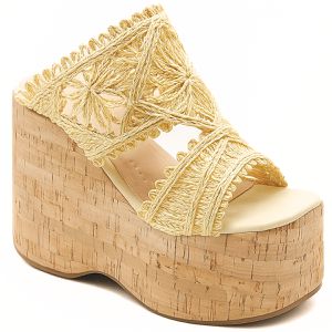 Tamanco Feminino 182177 Gergelim Creme - 182177-GE... - DROPSHIPPING GRIFFE SHOES - SOMENTE CLIENTES AUTORIZADOS