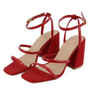 Sandália Feminina Salto Médio Com Tiras 12001 Napa... - DROPSHIPPING GRIFFE SHOES - SOMENTE CLIENTES AUTORIZADOS