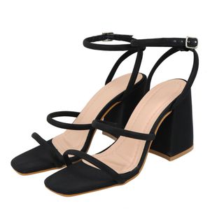 Sandália Feminina Salto Médio Com Tiras 12001 Napa... - DROPSHIPPING GRIFFE SHOES - SOMENTE CLIENTES AUTORIZADOS