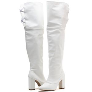 Bota Over Feminina Salto Alto e Grosso 1822 Napa S... - DROPSHIPPING GRIFFE SHOES - SOMENTE CLIENTES AUTORIZADOS