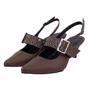 Scarpin Feminino Salto Baixo Napa Cacau 6022 - 602... - DROPSHIPPING GRIFFE SHOES - SOMENTE CLIENTES AUTORIZADOS