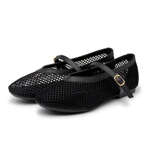 Sapatilha Boneca Em Tela Com Tira De Fivela 5400 P... - DROPSHIPPING GRIFFE SHOES - SOMENTE CLIENTES AUTORIZADOS