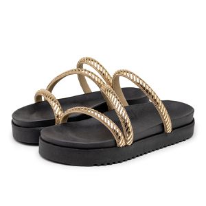Sandália Papete Solado Preto 199066 - 199066-NP-PR... - DROPSHIPPING GRIFFE SHOES - SOMENTE CLIENTES AUTORIZADOS