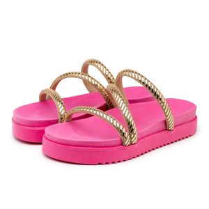 Sandália Papete Solado Pink 199066 - 199066PINK - DROPSHIPPING GRIFFE SHOES - SOMENTE CLIENTES AUTORIZADOS