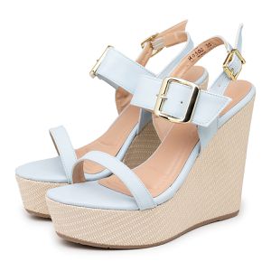 Sandália Anabela 40104 Napa Napa Santorine Acqua -... - DROPSHIPPING GRIFFE SHOES - SOMENTE CLIENTES AUTORIZADOS