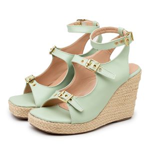 Sandalia Feminina Anabela Plataforma Com Salto Em ... - DROPSHIPPING GRIFFE SHOES - SOMENTE CLIENTES AUTORIZADOS