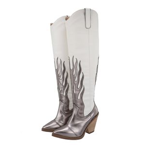 Bota Texana Cano Longo Detalhe Bordado Em Napa 231... - DROPSHIPPING GRIFFE SHOES - SOMENTE CLIENTES AUTORIZADOS