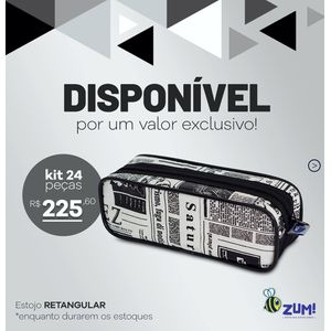 KIT RETANGULAR 341 - 341 - Estojos Zum