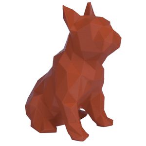 Bulldog Francês - Vermelho - ESTUDIO PIPOU