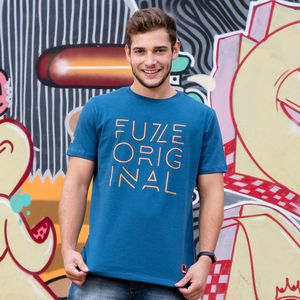 Camiseta Fuze Print Azul - Fuze Original