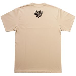 Camiseta GRAFFITI COM CAFÉ - Bege