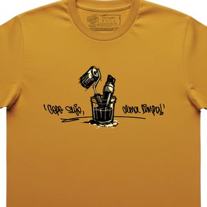 Camiseta COPO SUJO - Mostarda