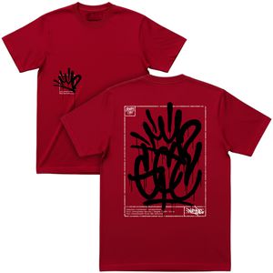 Camiseta PICTOTAG Graffiti com Café - Vermelha