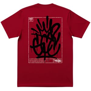 Camiseta PICTOTAG Graffiti com Café - Vermelha