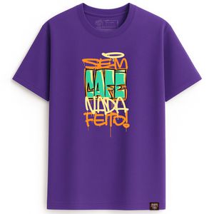 Camiseta SEM CAFE NADA FEITO - Roxa