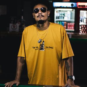 Camiseta COPO SUJO - Mostarda