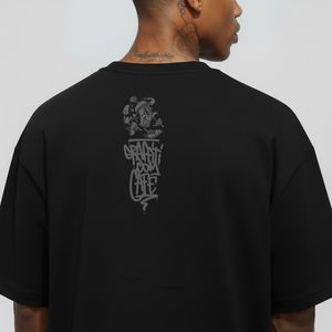 Camiseta BULINHO Graffiti com Café - Preta