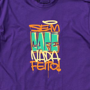 Camiseta SEM CAFE NADA FEITO - Roxa