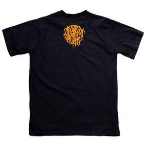 Camiseta TYPE Graffiti com Café - Preta