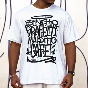 Camiseta Bendito Maldito - Branca