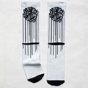 Meia TYPE Graffiti com Café