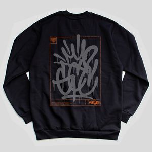 Moletom PICTOTAG Gola Careca - Preto