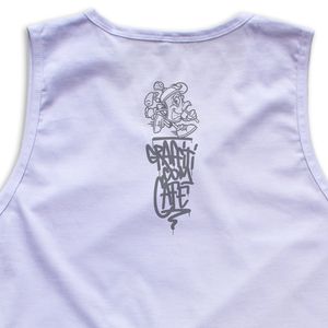 Regata BULINHO Graffiti com Café - Branca