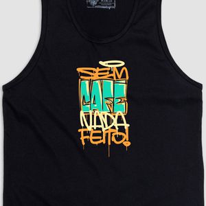 Regata SEM CAFÉ NADA FEITO - Preta