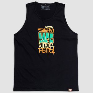 Regata SEM CAFÉ NADA FEITO - Preta