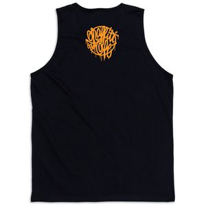 Regata TYPE Graffiti com Café - Preta