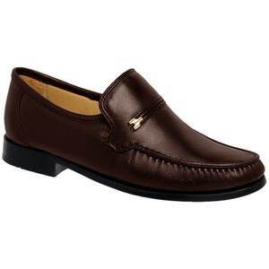 Mocassim 2032 Café Couro Loafer - Igo Franca | Especialista em Calçados Sociais e Conforto