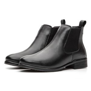 Bota Feminina LADY BOOTS em Couro Naturally Confortável Preto - Igo Franca | Especialista em Calçados Sociais e Conforto